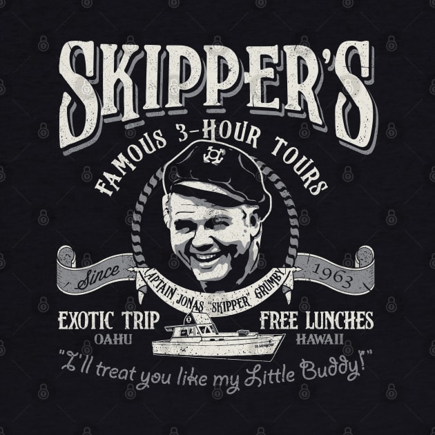 Skipper's Famous 3 Hour Boat Tours by Alema Art